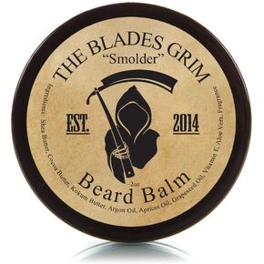 The Blades Grim – Beard Balm, Handmade in The USA (Smolder, 2oz) in Saudi Arabia