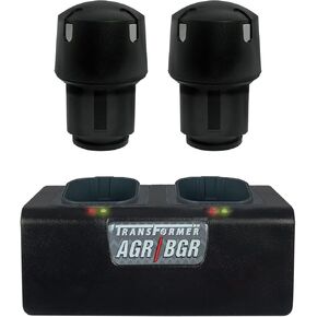Two Replacement Battery Packs for Andis PowerGroom AGR+ and BGR+ Series Clippers with Transformer Double Charger in Saudi Arabia