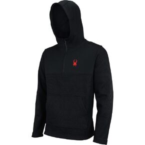 Spyder Men's Racer 1/4 Zip Pullover Hoodie, Color Options in Saudi Arabia