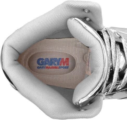 أحذية Gary Majdell الرياضية الرجالية اللامعة متعددة الألوان السائلة المعدنية ذات الرقبة العالية والأربطة in Kuwait