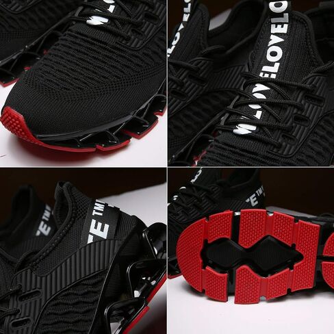 Chopben Men's Running Shoes Blade Non Slip Fashion Sneakers Breathable Mesh Soft Sole Casual Athletic Walking Shoes in Kuwait