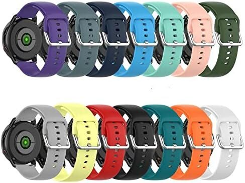 KKFA Bracelet de montre de remplacement Pour Bracelet en Silicone Souple 20 mm 22 mm - Mode (Color : 14, Size : 20mm Large Size) in Saudi Arabia