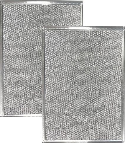 2 Pack Air Filter Factory Compatible Replacement for GE WB2X8476 Range Hood Aluminum Grease Filters in Saudi Arabia