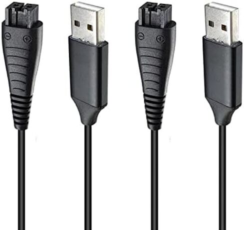 JIUJOJA USB ماكينة حلاقة شاحن كابل سلك الطاقة 5 فولت إلى 5.4 فولت بديل لباناسونيك RE7-87، RE7-40 ماكينة حلاقة كهربائية شاحن شفرة لـ ES-LV65-S ES-LA93-K ES-RT51-S ES-LA63-S ES-LV95 -س in Kuwait