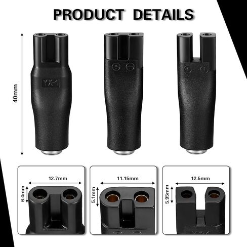 13 قطعة من تودو شاحن بديل محول USB بديل لماكينة الحلاقة سلك شاحن USB كابل بيانات USB وخط بيانات USB وفرشاة تنظيف ماكينة حلاقة لماكينة الحلاقة الكهربائية ومعدات التجميل والمصابيح وما إلى ذلك in Kuwait