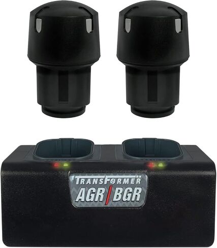 Two Replacement Battery Packs for Andis PowerGroom AGR+ and BGR+ Series Clippers with Transformer Double Charger in Saudi Arabia