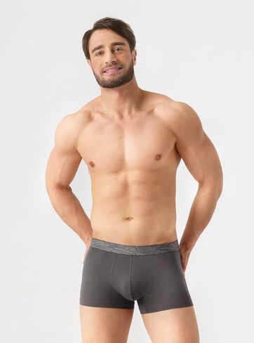 DAVID ARCHY Men's Soft Trunks Breathable Pouch Underwear 3, 4 or 6 Pack in Saudi Arabia
