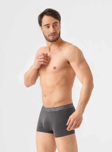 DAVID ARCHY Men's Soft Trunks Breathable Pouch Underwear 3, 4 or 6 Pack in Saudi Arabia