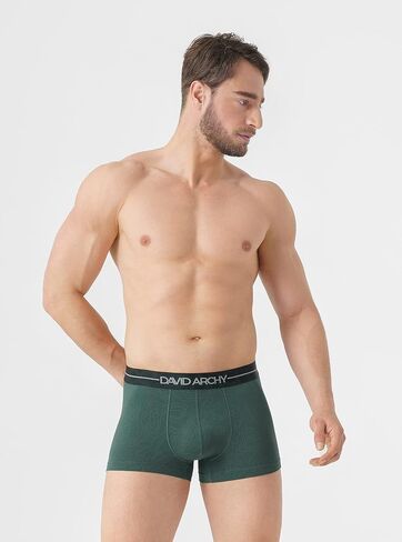 DAVID ARCHY Men's Soft Trunks Breathable Pouch Underwear 3, 4 or 6 Pack in Saudi Arabia