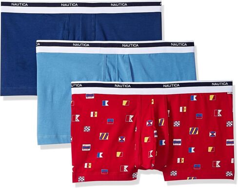 Nautica Men's Classic Underwear Cotton Stretch Trunk in Saudi Arabia