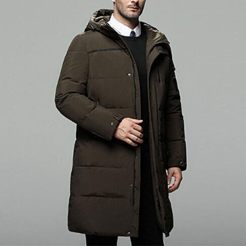 HZCX FASHION Men Quilted Down Parka Puffer Jacket Winter Thicken Outdoor Overcoat in Saudi Arabia