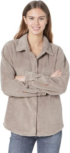 Dylan by True Grit Sherpa Shirt Jacket Shacket in Kuwait