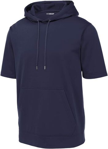 DRIEQUIP Mens Moisture Wicking Fleece Short Sleeve Hoodie Sizes XS-4XL in Kuwait