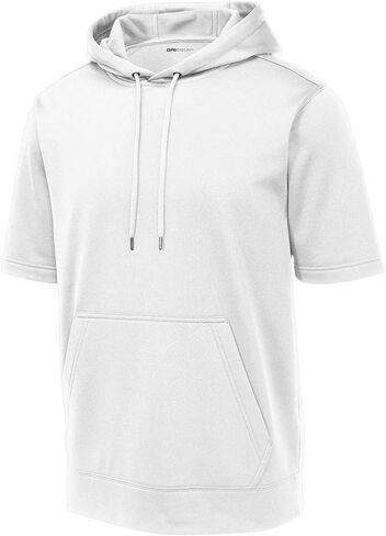 DRIEQUIP Mens Moisture Wicking Fleece Short Sleeve Hoodie Sizes XS-4XL in Kuwait