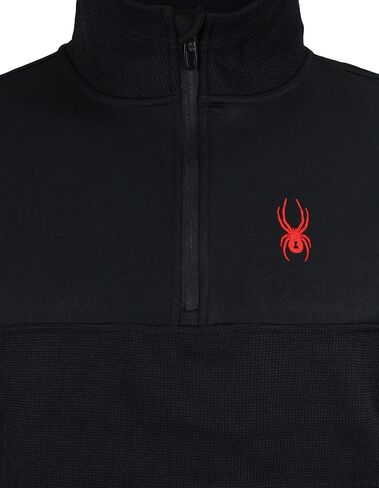 Spyder Men's Racer 1/4 Zip Pullover Hoodie, Color Options in Kuwait