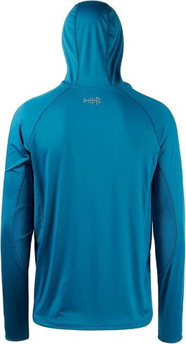 BASSDASH UPF 50+ Men’s Long Sleeve Fishing Shirt with Mask UV Neck Gaiter Hoodie in Saudi Arabia