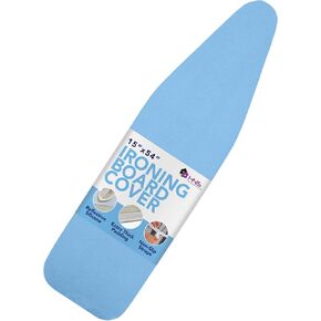 HOLDN’ STORAGE Ironing Board Cover and Pad - Iron Board Cover with Padding 15" x 54" - Iron Board Cover Large Fits All Standard Sizes - Heat Reflective Iron Pad for Table Top. Beige Marble. in Kuwait