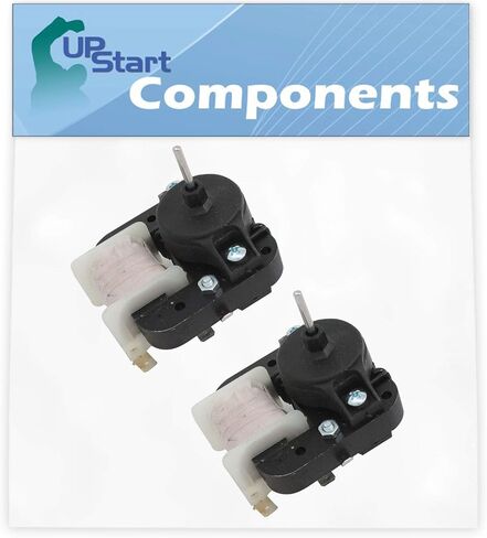 2-Pack W10189703 Evaporator Fan Motor Replacement for Whirlpool ET1CHMXKB06 Refrigerator - Compatible with WPW10189703 Refrigerator Evaporator Fan Motor in Saudi Arabia