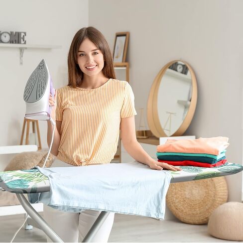 Ironing Board Cover and Pad Fits 15" x54" Standard Boards, Resist Scorching and Staining, 4 Layers Thick Padding Iron Board Cover with Elastic Edge and 2 Fastener Straps in Saudi Arabia
