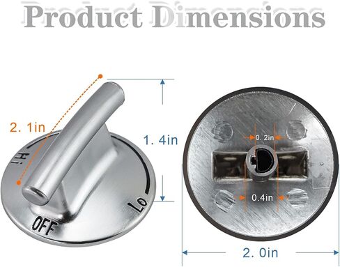 TOMOON 7733P410-60 JennAir Cooktop Burner Stoven Knobs,Replaces WP7733P410-60,AP5668987,PS2375871, AP6011505（4 Pack） in Saudi Arabia