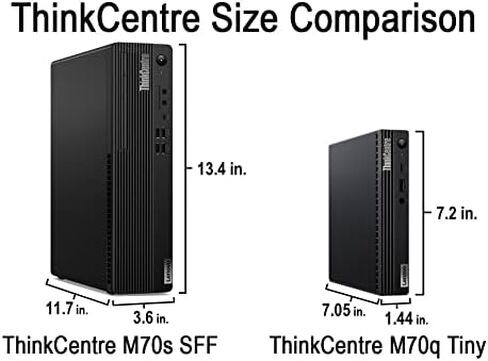 VCI Lenovo ThinkCentre Neo 50s SFF، Intel (6 Core) i5-12400، ذاكرة الوصول العشوائي 8 جيجابايت، 256 جيجابايت SSD NVMe، Windows 10 Pro، كاتب DVD، Wi-Fi 6 AX200 (Gig+)، كمبيوتر مكتبي in Kuwait