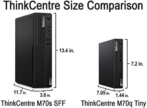 VCI Lenovo ThinkCentre Neo 50s SFF، Intel (6 Core) i5-12400، ذاكرة الوصول العشوائي 8 جيجابايت، 256 جيجابايت SSD NVMe، Windows 10 Pro، كاتب DVD، Wi-Fi 6 AX200 (Gig+)، كمبيوتر مكتبي in Kuwait
