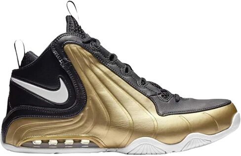Nike Mens AV8061-003 Leather Hight Top Lace, Black/White/Metallic Gold, Size 9.0 in Saudi Arabia