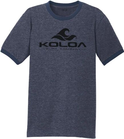 Koloa Surf Classic Wave Logo Ringer T-Shirts in Sizes S-4XL in Kuwait