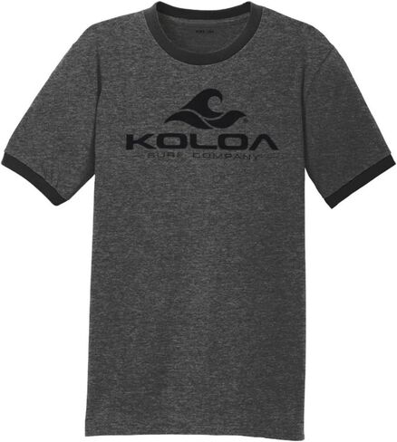 Koloa Surf Classic Wave Logo Ringer T-Shirts in Sizes S-4XL in Kuwait
