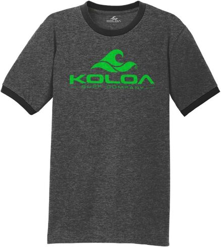 Koloa Surf Classic Wave Logo Ringer T-Shirts in Sizes S-4XL in Kuwait