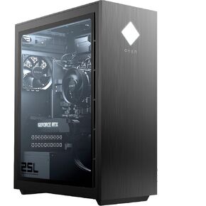 Newest HP OMEN 25L Gaming Desktop PC, Intel Core i7-10700 Octa-Core Processor, RTX 2060 Super, 32GB RAM, 2TB NVMe SSD, RGB Air Cooling, DP, HDMI, Wi-Fi 6, Windows 11 Home, Black in Saudi Arabia