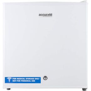 Summit AccuCold FS24L 19" Upright Freezer with 1.4 cu. ft. Capacity, Factory Installed Lock, Manual Defrost, Removable Shelf Removable Shelf and Adjustable Thermostat, in White in Saudi Arabia