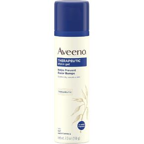 Aveeno Therapeutic Shave Gel with Oat and Vitamin E to Help Prevent Razor Bumps and Soothe Dry and Sensitive Skin, No Added Fragrances and Non-Comedogenic, 7 oz ( Pack of 6) in Saudi Arabia
