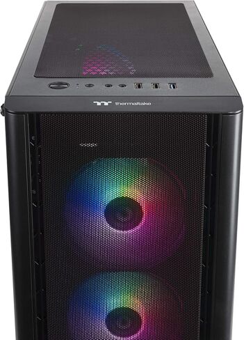 Velztorm Archux Gaming Desktop PC (AMD Ryzen 7 5700X 8-Core, 16GB RAM, 1TB PCIe SSD + 3TB HDD (3.5), GeForce RTX 4060, Black, Win 10 Home) in Saudi Arabia
