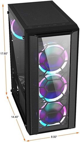 Gaming Desktop - GTX 950 2GB Graphics, 3.4GHz Core i7 Quad-Core/8-Thread CPU, 8GB RAM, 1TB SSD, WiFi+Bluetooth in Saudi Arabia