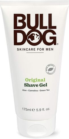 Bulldog Skincare For Men, Shave Gel, Original, 5.9 fl oz (175 ml) in Saudi Arabia