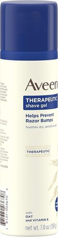 Aveeno Therapeutic Shave Gel with Oat and Vitamin E to Help Prevent Razor Bumps and Soothe Dry and Sensitive Skin, No Added Fragrances and Non-Comedogenic, 7 oz ( Pack of 6) in Saudi Arabia