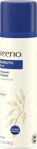 Aveeno Therapeutic Shave Gel with Oat and Vitamin E to Help Prevent Razor Bumps and Soothe Dry and Sensitive Skin, No Added Fragrances and Non-Comedogenic, 7 oz ( Pack of 6) in Saudi Arabia