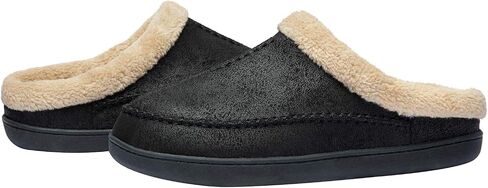 Ranberone Men's Slippers Microsuede Upper Moccasin House Shoes with Fuzzy Plush Lining Indoor and Outdoor in Kuwait