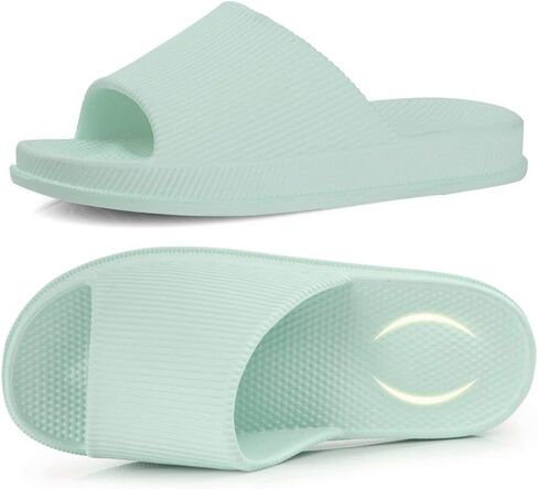 WYSBAOSHU Slippers for Women and Men House Slides Shower Sandals Non-Slip Spa Massage Foam Bathroom Pool Shoes in Saudi Arabia
