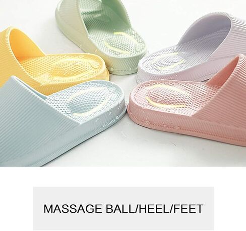 WYSBAOSHU Slippers for Women and Men House Slides Shower Sandals Non-Slip Spa Massage Foam Bathroom Pool Shoes in Saudi Arabia