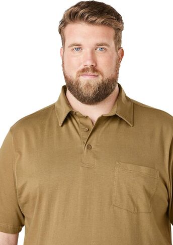 KingSize Men's Big & Tall Heavyweight Jersey Polo Shirt in Kuwait