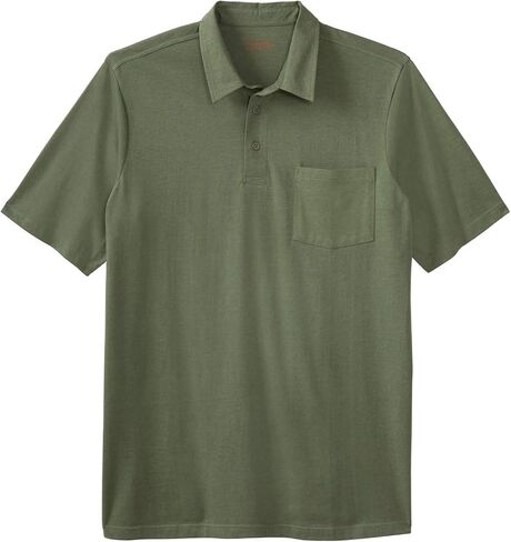 KingSize Men's Big & Tall Heavyweight Jersey Polo Shirt in Kuwait
