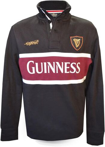 Guinness Rugby Shirt Men's Irish Polo with Long Sleeve in Kuwait