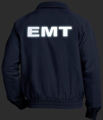 EMT economy jacket, REFLECTIVE logo fleece lining Emergency Medical in Saudi Arabia