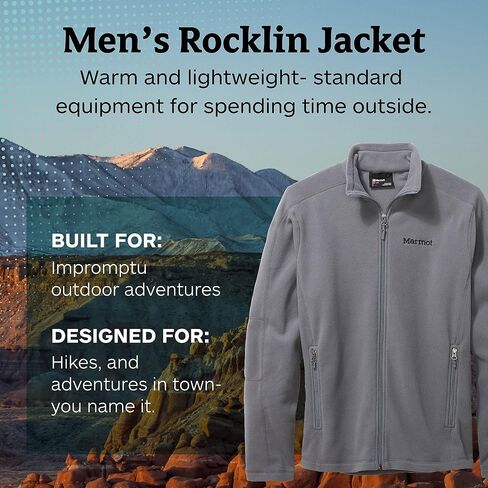 Marmot Men's Rocklin Full Zip Jacket in Saudi Arabia