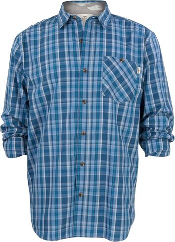 Duck and Buck Commander Men's Long  Glassing Woven Button Up in Kuwait