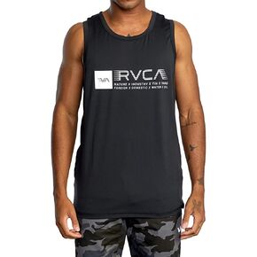 RVCA Mens Sport Vent Athletic Breathable Tank Tops