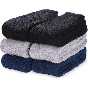 Mens Fuzzy Slipper Socks Super Soft Cozy Fluffy Winter Warm Sleeping Socks