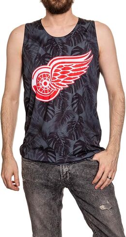 Calhoun NHL Surf & Skate Men’s Moisture Wicking Palm Leaf Tank Top – The Bahama Collection in Saudi Arabia